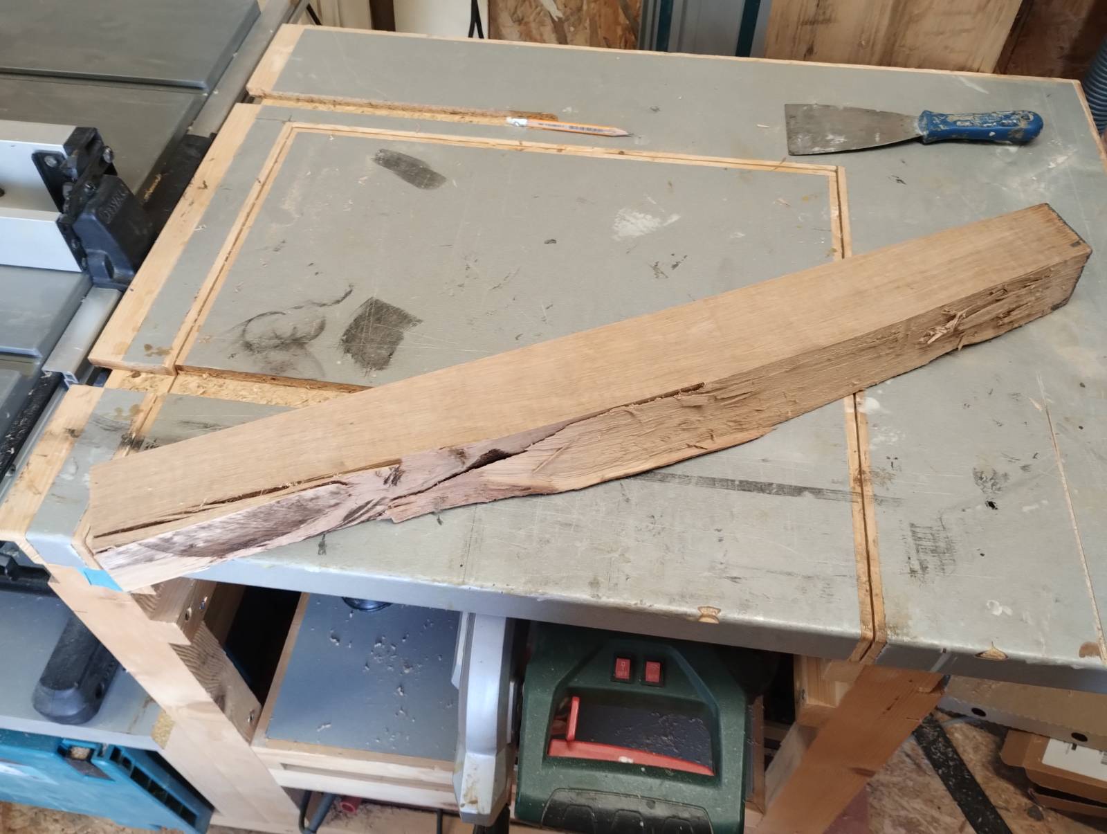 The scrap wood it was made from